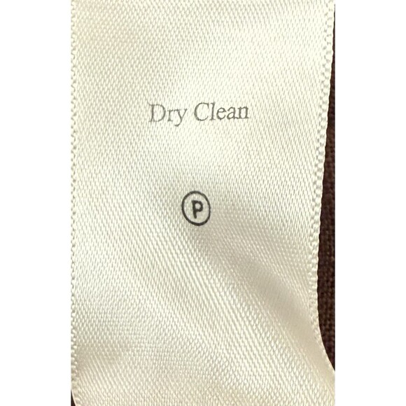 Coldwater Creek Women’s Plus W18 Linen Blend Pants Brown Straight Leg High Rise - Picture 8 of 8